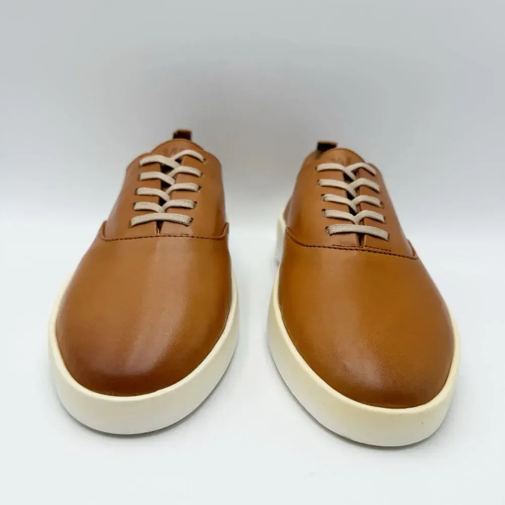 Wolf & Shepherd Cruise Lace Up Sneakers Mens 4.5 Womens 6 Tan Nubuck NIB